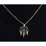 Dream Cather Turquoise -kaulakoru