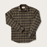 Filson Alaskan Guide Olive Plaid -flanellipaita (oliivinvihreä) **koko XS**