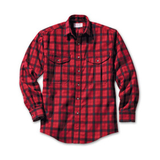 Filson Alaskan Guide Red Black Plaid -flanellipaita (punainen)
