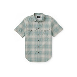 Filson Twin Lakes lyhyt hihainen paita (vaaleanvihreä/kerma)