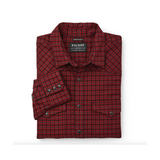 Filson Western Flanel Shirt -flanellipaita (puna-musta) 