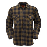 Fleecekauluspaita - Outback Big Shirt, Breen
