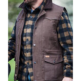 Fleecekauluspaita - Outback Big Shirt, Breen