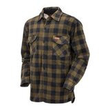 Fleecekauluspaita - Outback Big Shirt, Breen