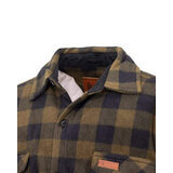 Fleecekauluspaita - Outback Big Shirt, Breen