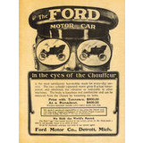 Ford Motor Car - Vintage-juliste