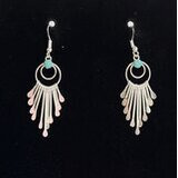 Fringe Waterfall Turquoise -korvakorut