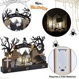 Halloween pöytäkoriste valolla