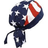 Headwrap -huivi USA lippu