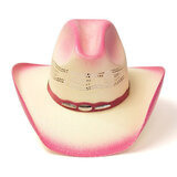 Hot Pink Straw Hat
