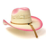 Hot Pink Straw Hat