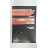 Huoltokirja käytetty Englanniksi GM Trukit 1989