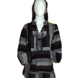 Baja-huppari musta-harmaa **koko S**