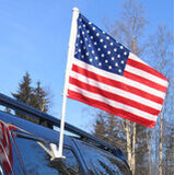 Ikkunalippu autoon - USA Flag
