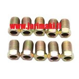 Jarruputkiliitin 1/4" putkelle 3/8"-24 