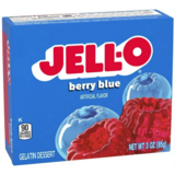 Jell-O Berry Blue / marjojenmakuinen sininen hyytelöjauhe 85g