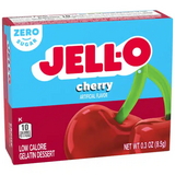 Jell-O Cherry/kirsikanmakuinen punainen hyytelöjauhe 8,5g sokeriton