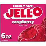 Jell-O Raspberry / Vadelmanmakuinen pinkki hyytelöjauhe 170g