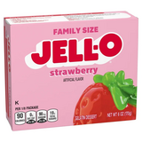 Jell-O Strawberry / mansikanmakuinen punainen hyytelöjauhe 170g