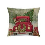 Jouluaiheinen koristetyynyn päällinen 40*40cm - Lava-auto