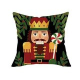 Jouluaiheinen koristetyynyn päällinen 45*45cm - Pähkinänsärkijä ja tikkari