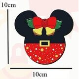 Joulukoriste Disney - Mikin pää joulukelloilla