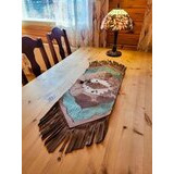 Kaitaliina lehmäntaljasta Turkoosi-ruskea 98 cm