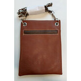 Käsilaukku Hevoskoristeella, ruskea