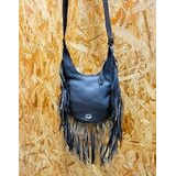 Käsilaukku Southwestern-kuvioilla ja hapsuilla