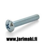 Koneruuvi 10-24X1" sinkitty teräs
