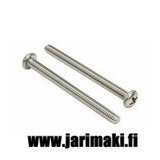 Koneruuvi 6-32X2" ruostumaton teräs