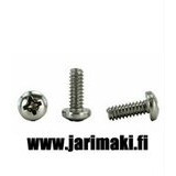 Koneruuvi 6-32X3/8" ruostumaton teräs