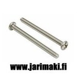 Koneruuvi 8-32X1-1/2" ruostumaton teräs