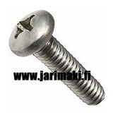 Koneruuvi 8-32X1/2" ruostumaton teräs