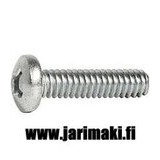 Koneruuvi kupukanta sinkitty teräs 1/4-20X3/4" 