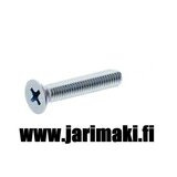 Koneruuvi uppokanta 6-32X1/2" sinkitty teräs 