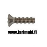 Koneruuvi uppokanta 6-32X3/8" ruostumaton teräs