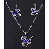 Sininen hevonen korusetti