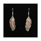 Hopea sulka korvakorut kuparikoristein