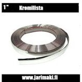 Kromilista taipuisa 1" metritavara