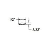 Kromilista taipuisa 1/2" metritavara