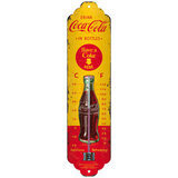 Lämpömittari Coca Cola in bottles