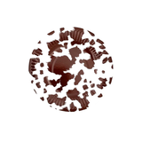 Lehmä kuvioinen -leivoslautanen, ruskea (8 kpl)