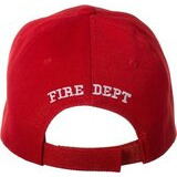 Lippalakki - Fire Department - punainen ja musta