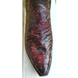 Lucchese -bootsit Pin Sadd Goat & Ostrich Cowboy (miesten)