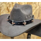 Nahkainen hattupanta luodit