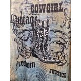 Naisten t-paita Cowgirl Vintage