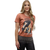   Naisten t-paita strassihapsuilla Broke but Boujee