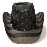 Olkihattu Black & Grey Americana