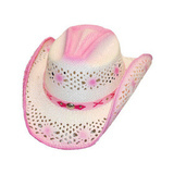 Olkihattu Western - Pink Trim